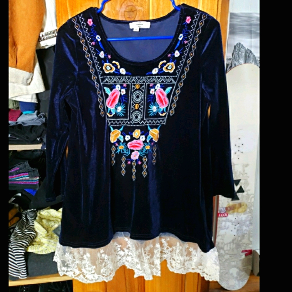 Velvet Tunic